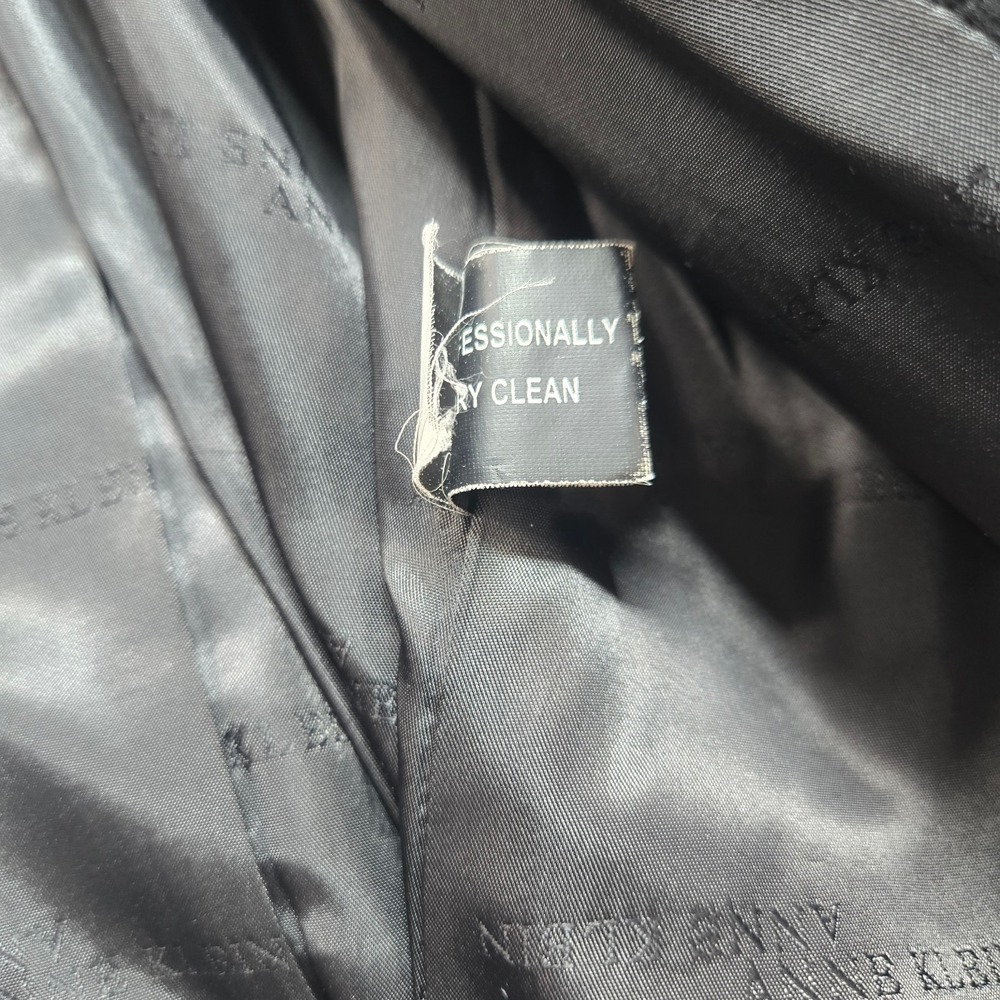 ANNE KLEIN LAMBSWOOL CASHMERE WOMANS LINED SIZE 10P COAT - Picture 5 of 10